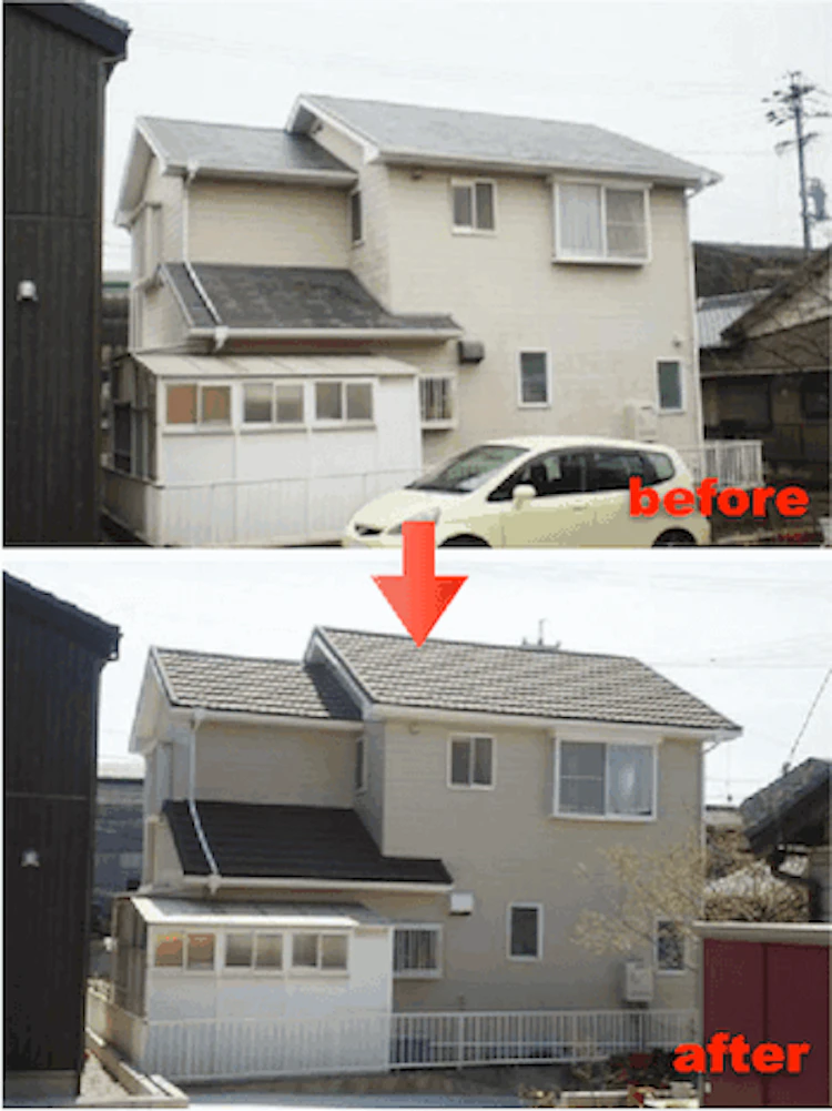 T・ルーフ Before／After