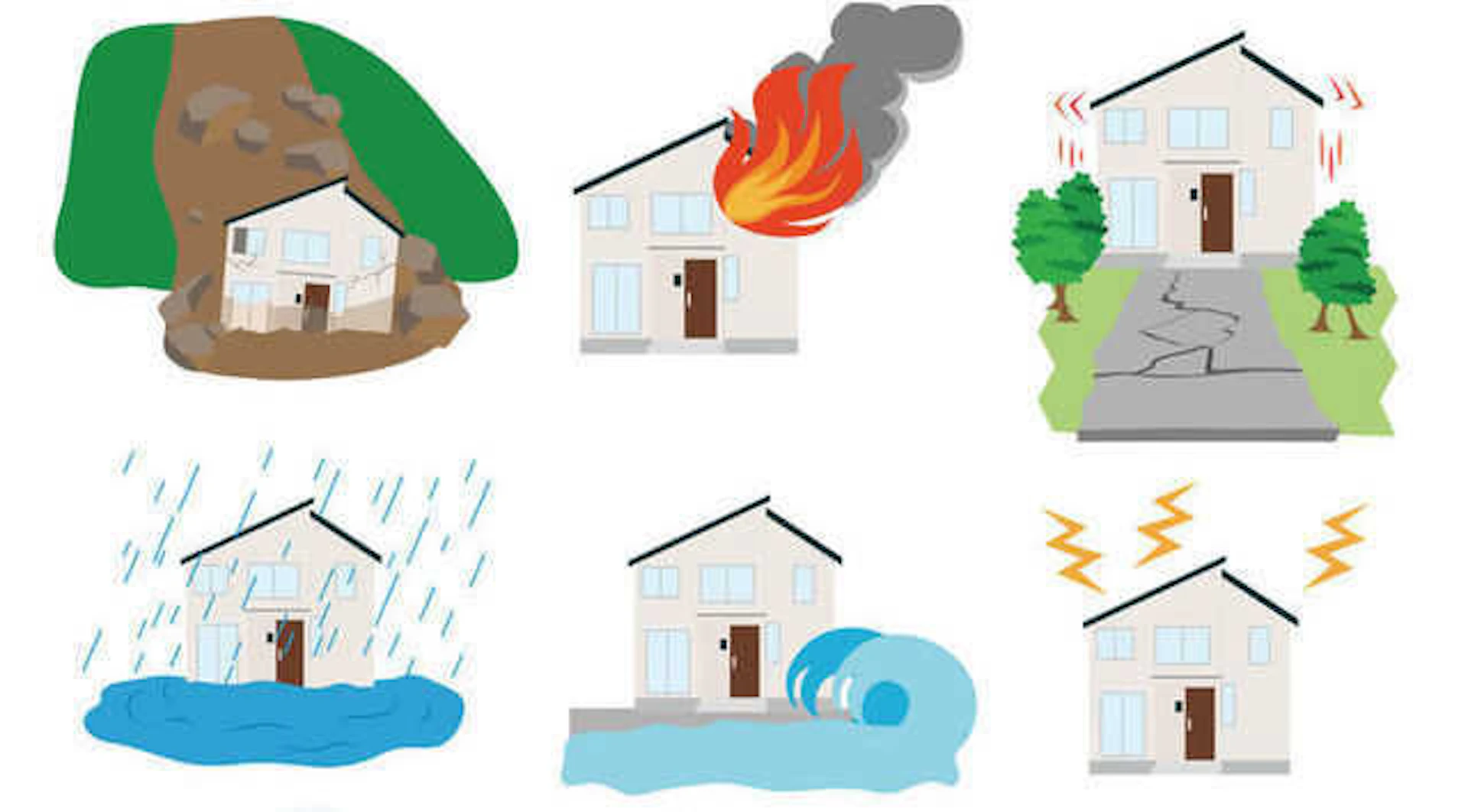 防災リフォームで対策する「7つの災害・トラブル要素」