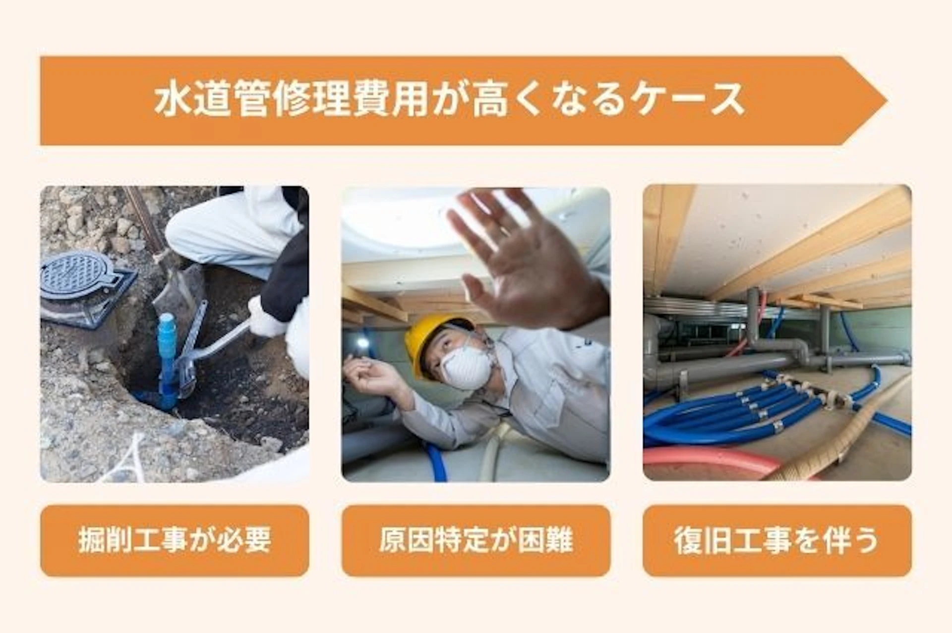 修理代が高くなるケース