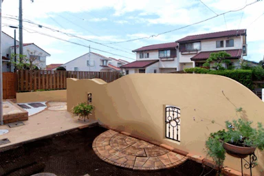 大好きなキャラクターが迎えてくれるエクステリア