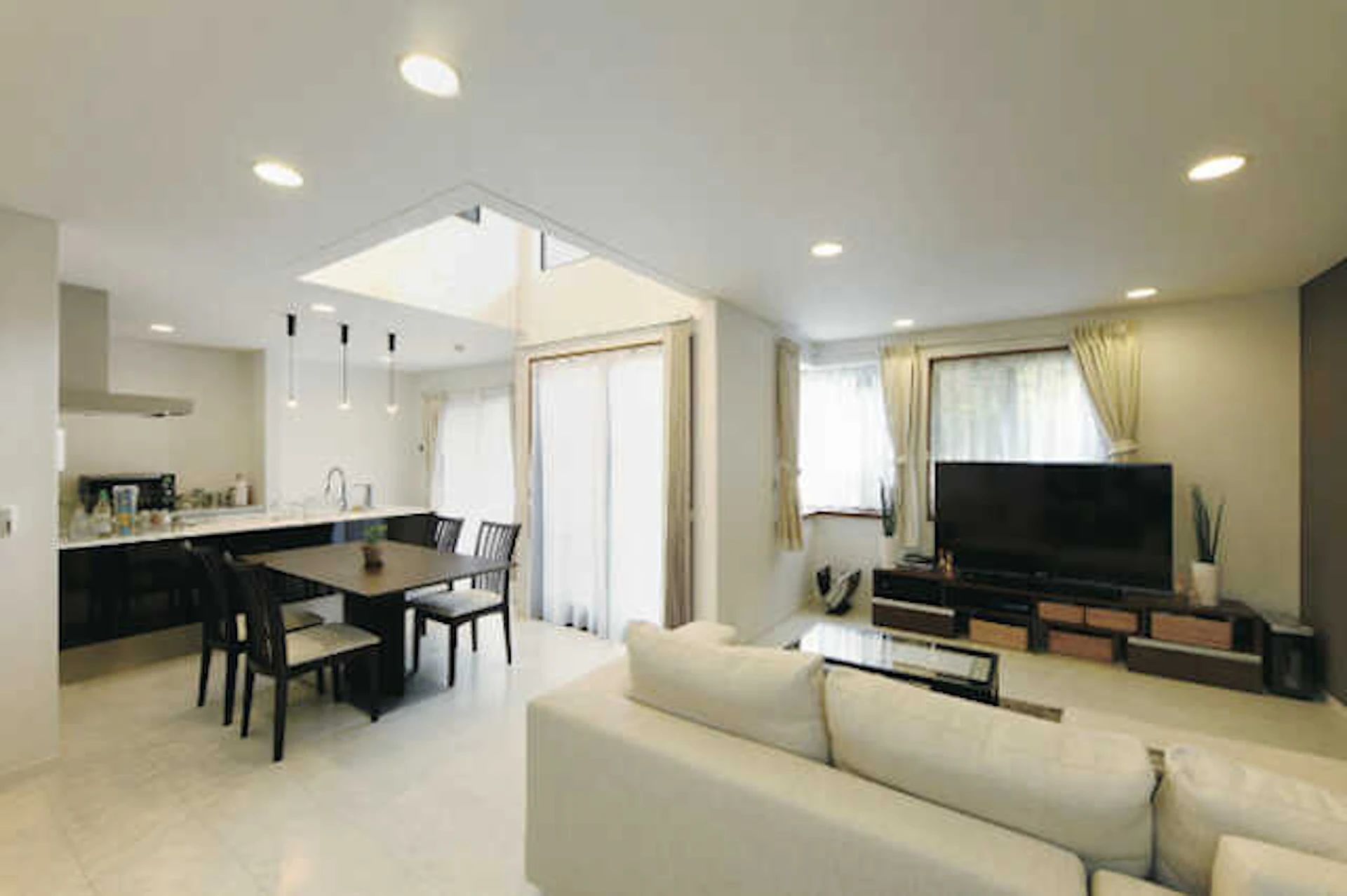 ダウンライトと合わせて