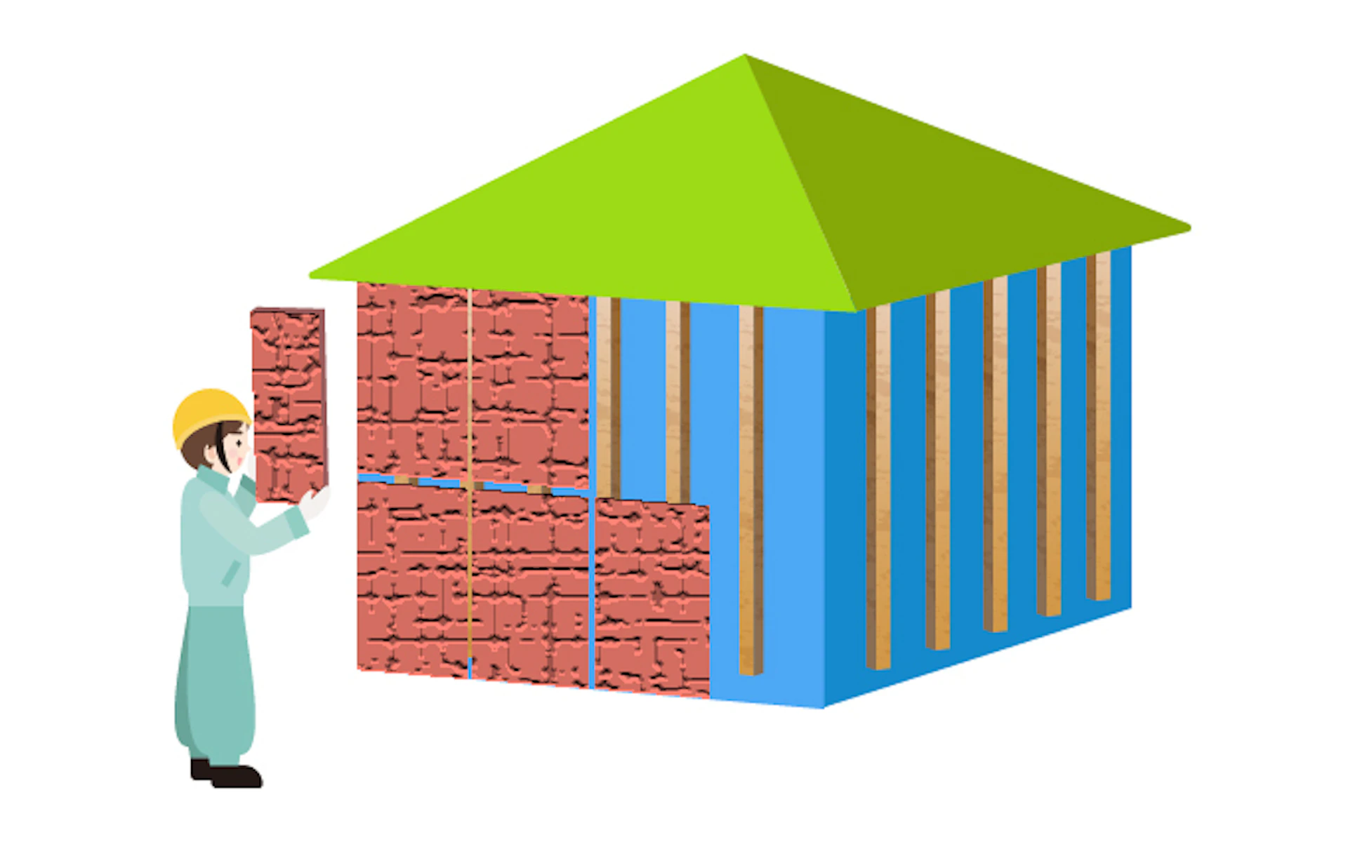 サイディング外壁の作り方