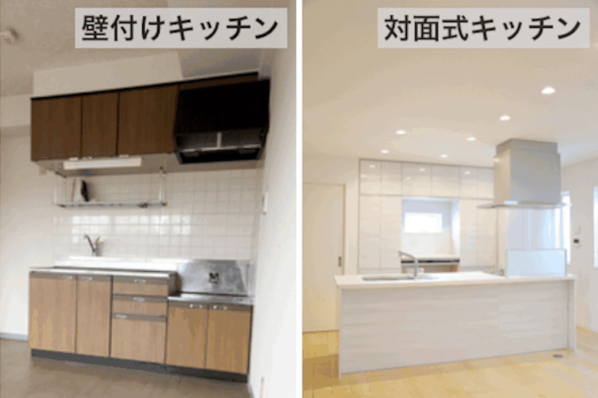 壁付けキッチン(背面キッチン)とは