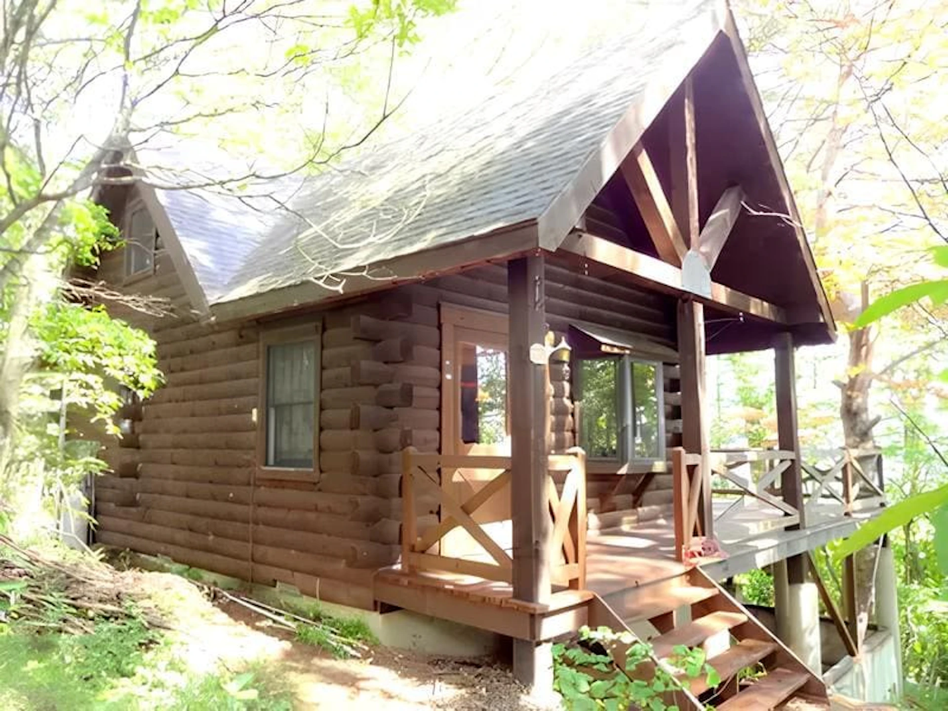 【ウッドデッキ】田舎の別荘をリフォーム