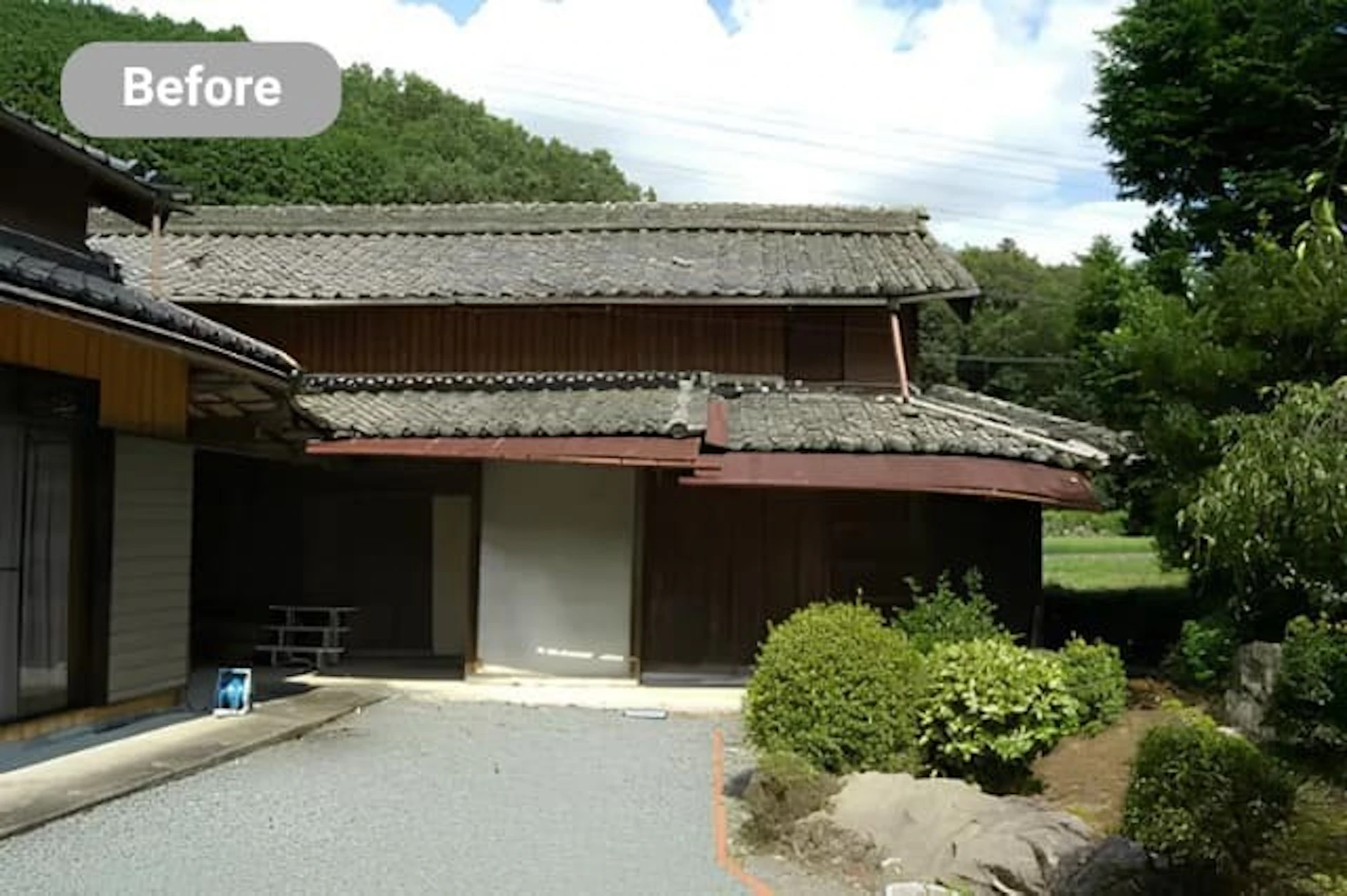 田舎の別荘をリフォーム Before