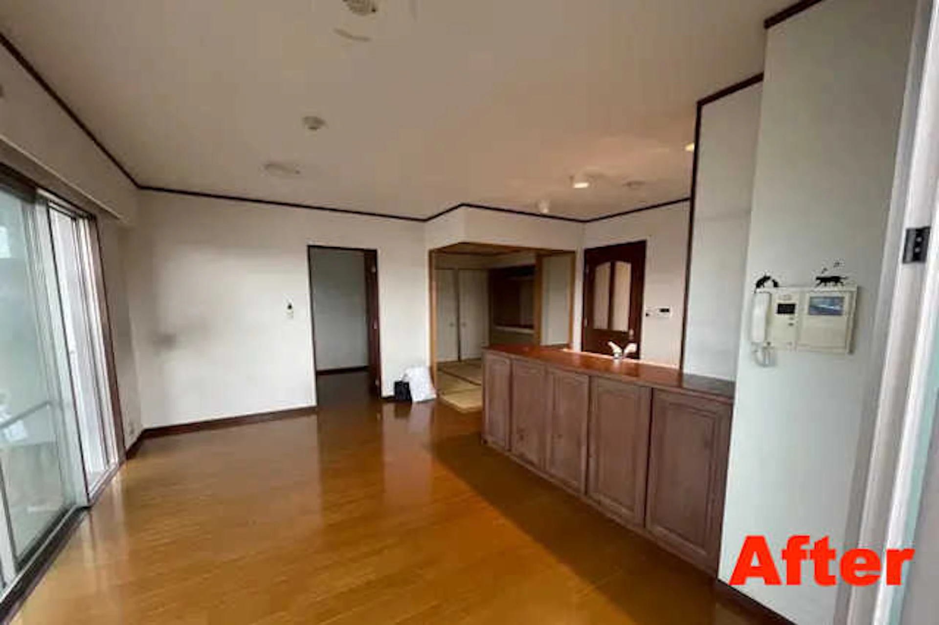 【事例2】 対面キッチンのある広いLDKへ