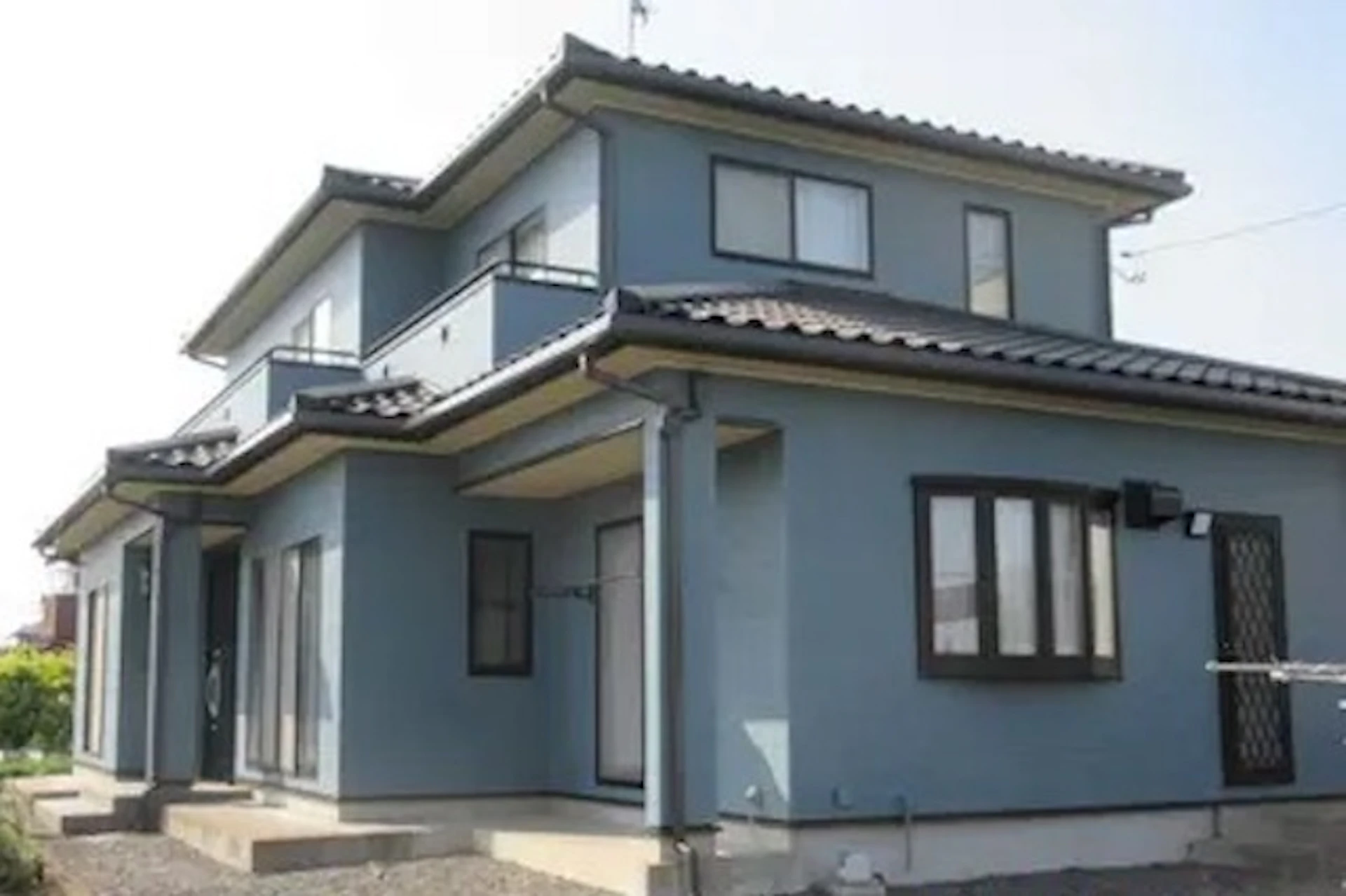 お気に入りのグレー色で塗装