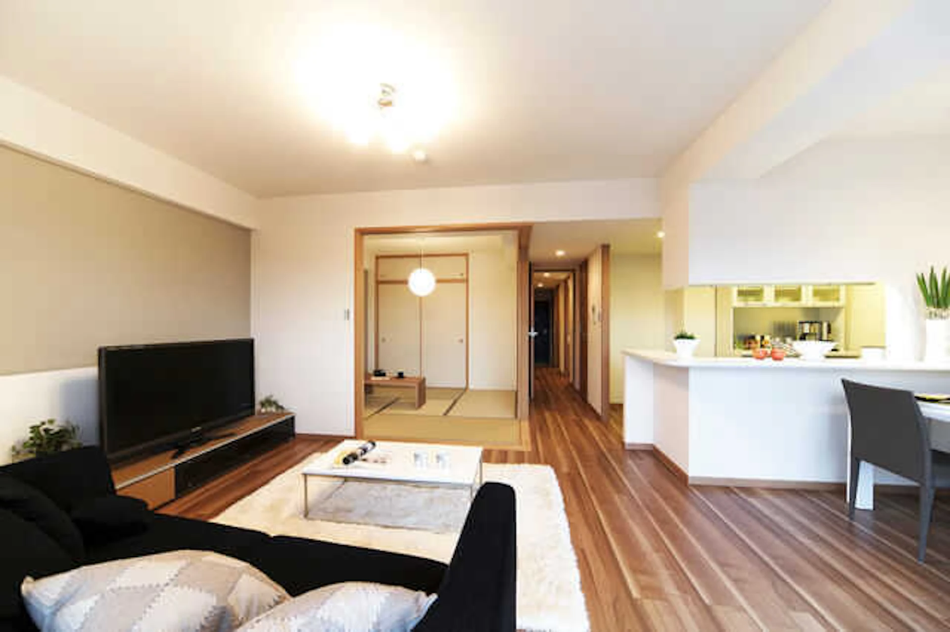 将来リビングと一体化させるときは大変