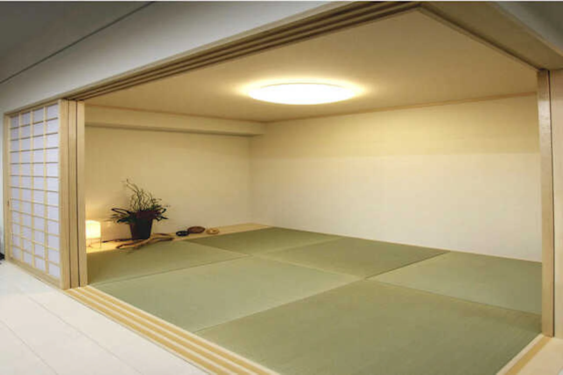 シンプルで明るい和室