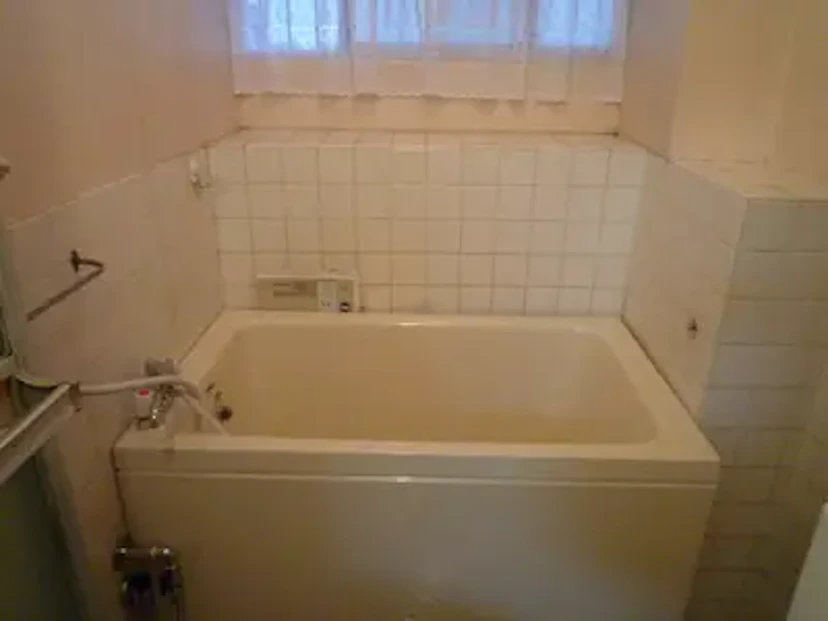 事例2：ホールインワン給湯器で団地の広々浴槽に