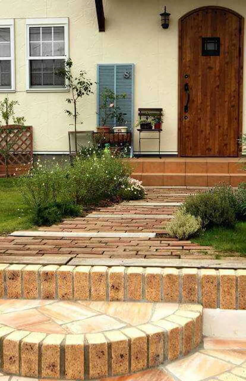 レンガを敷く際のポイント