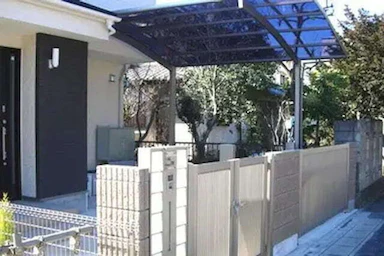 [93万円]オープン外構からクローズ外構へ