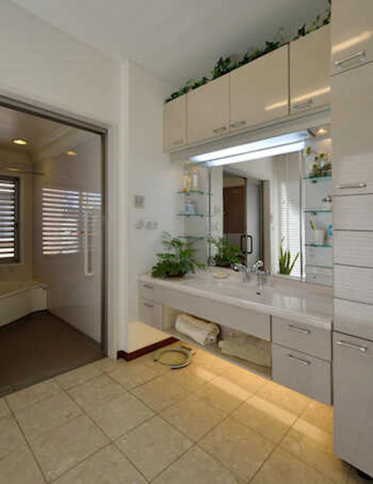 耐水性のある床