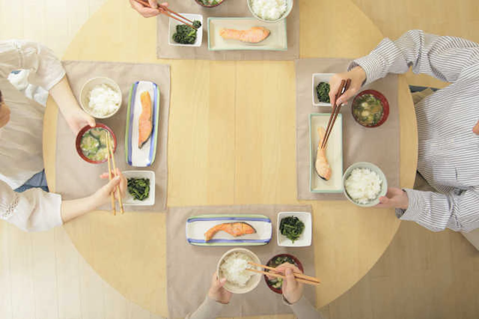 丸テーブルのサイズ目安