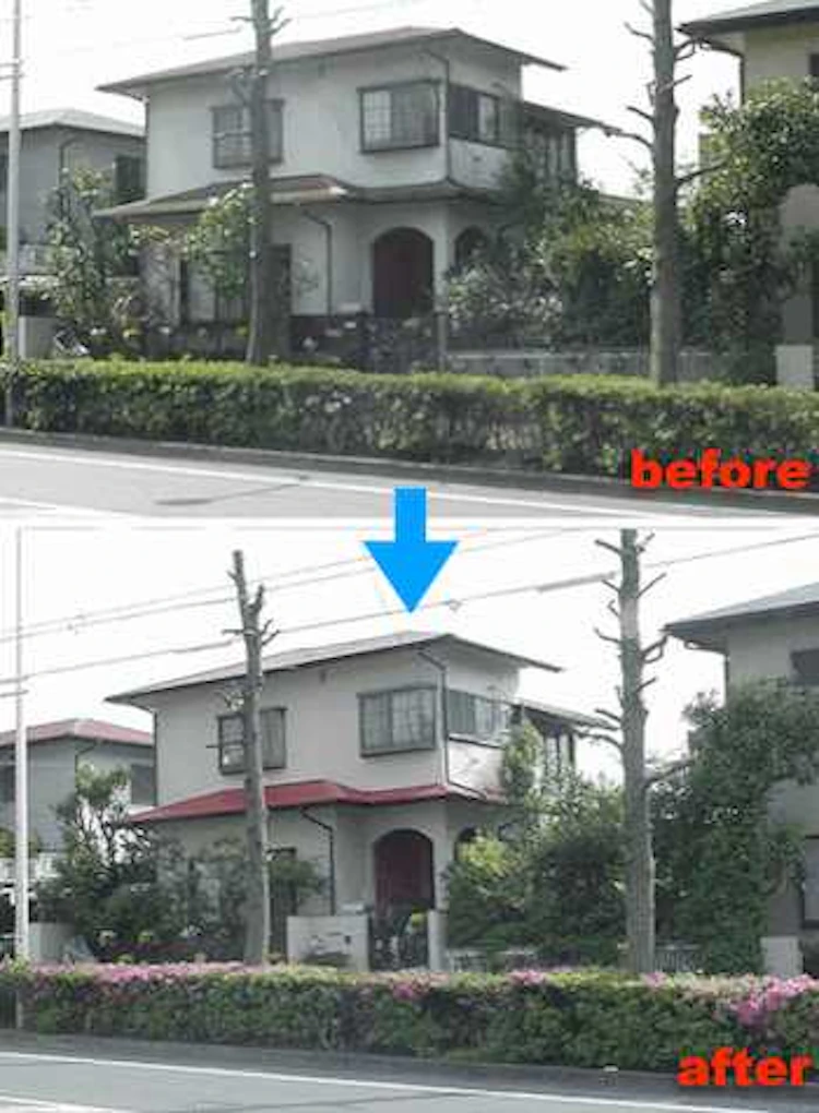 カラーベスト屋根と一緒に、外壁・外構も塗装