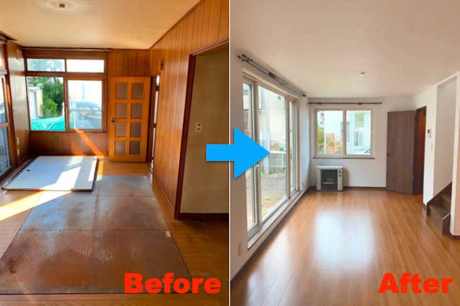 【事例5】 リビング・洗面所などをフルリフォーム