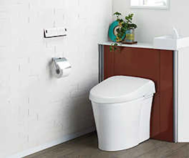 収納付きトイレ