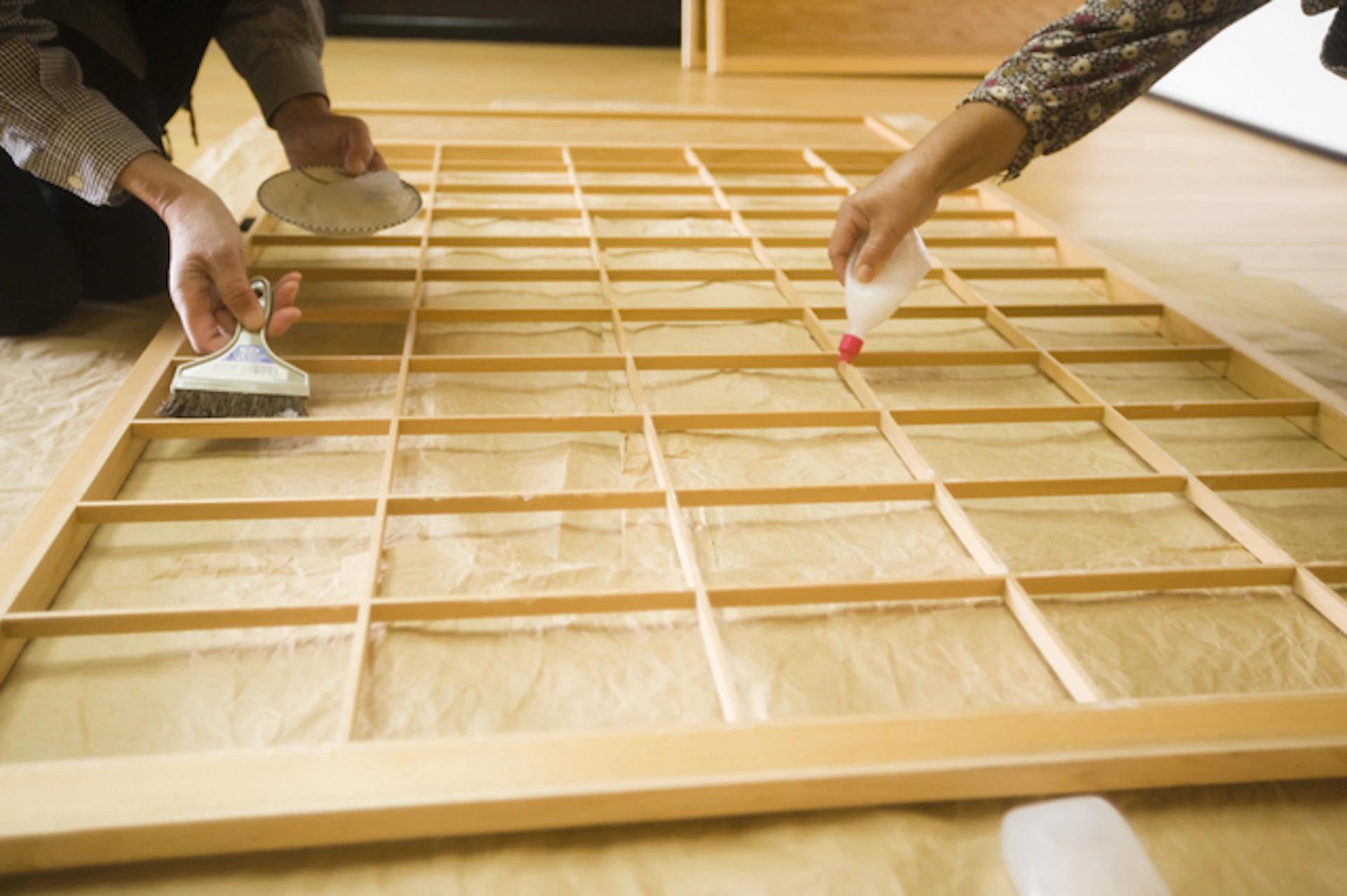 障子張り替えのやり方