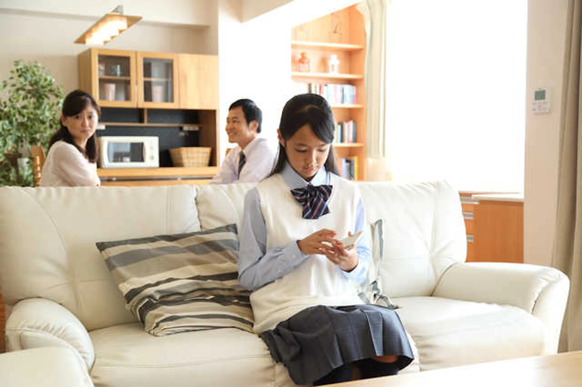 ④庭やリビングなどに、遊び場があると理想的