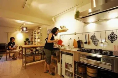 自然素材に包まれた、子供に優しい家