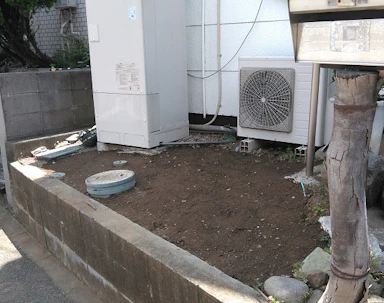 浄化槽の埋め戻し工事