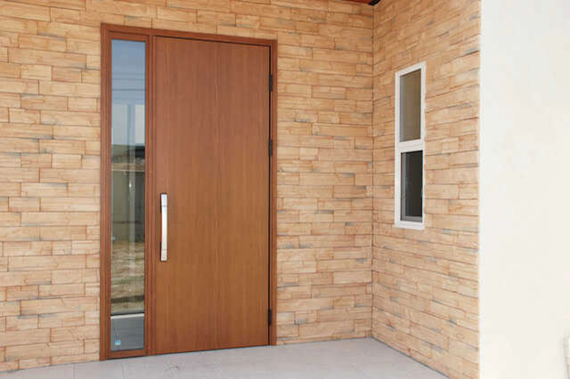 袖付き片開きドア