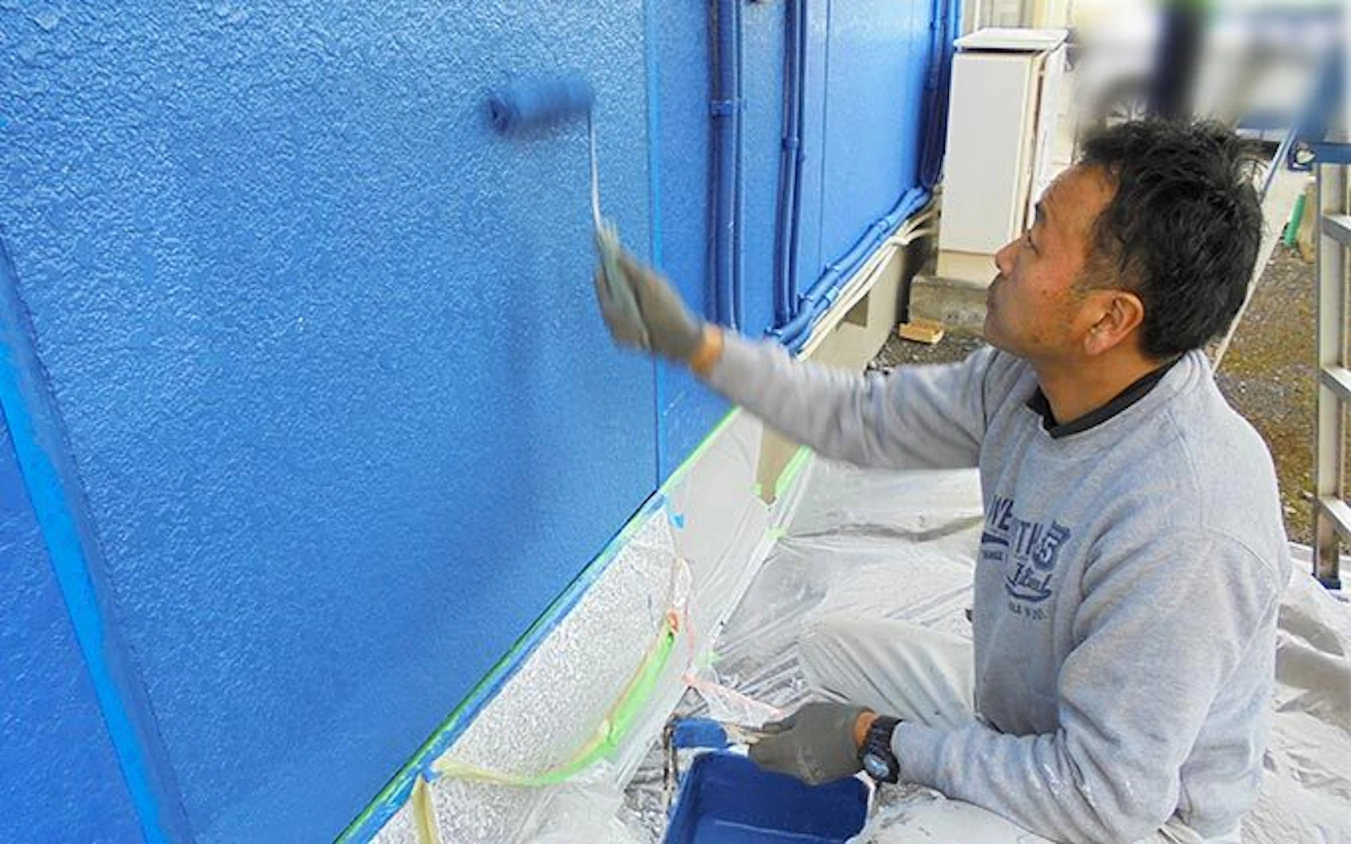 【14】上塗り塗料を塗る（2回目）