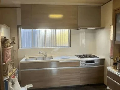 【45万円】キッチンパネルにし掃除のしやすさアップ