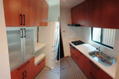 TOTOのキッチンのリフォーム事例