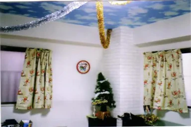 【4万円】天井のクロスを空柄に貼り替え