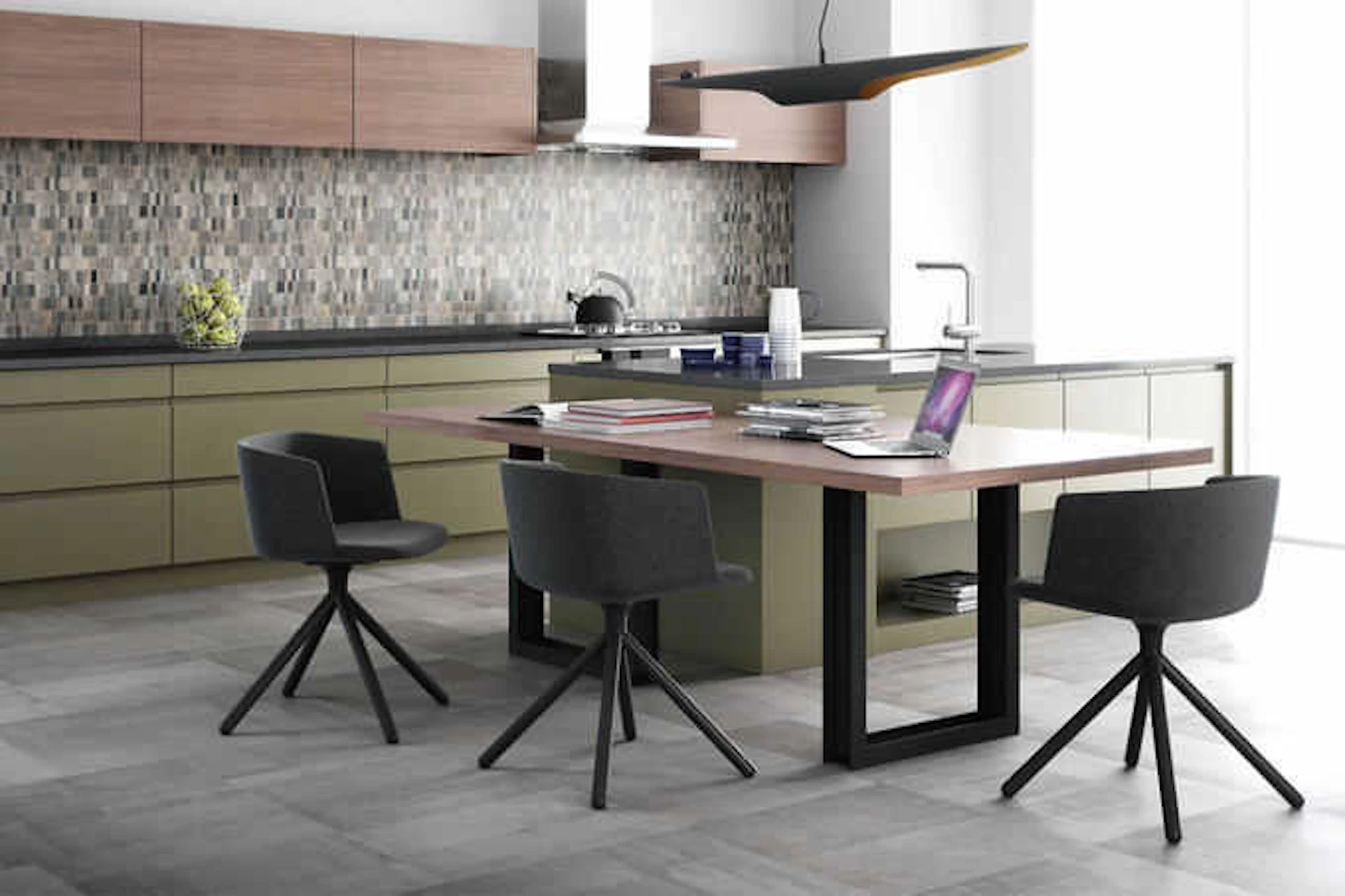 コーディネート可能なダイニングテーブルも