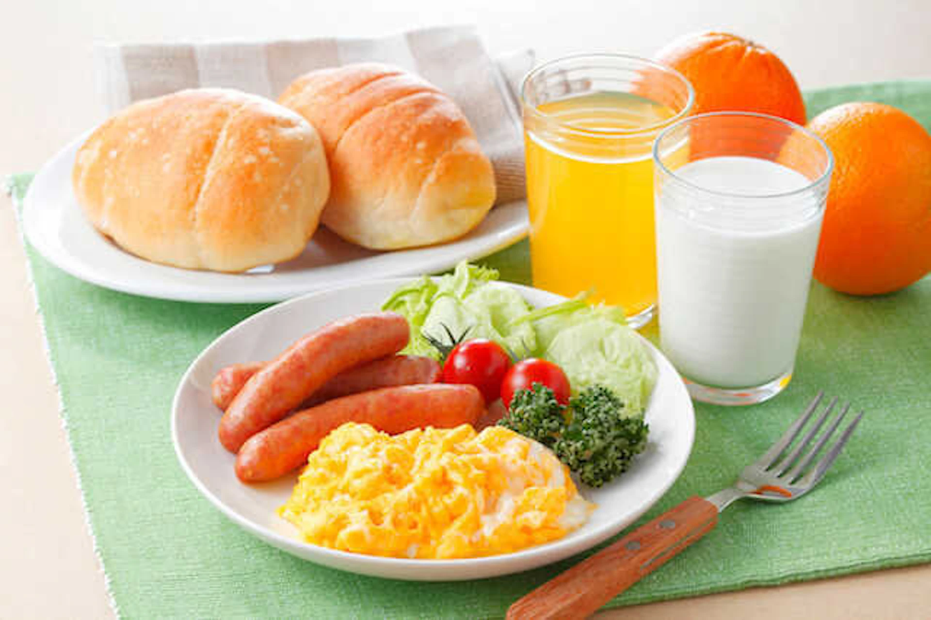 食事やお茶が美味しく見える色合いに