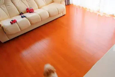 床暖房で足元から暖かい部屋に