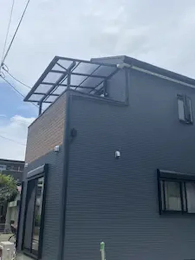 [20〜50万円]2階のバルコニーへ屋根設置