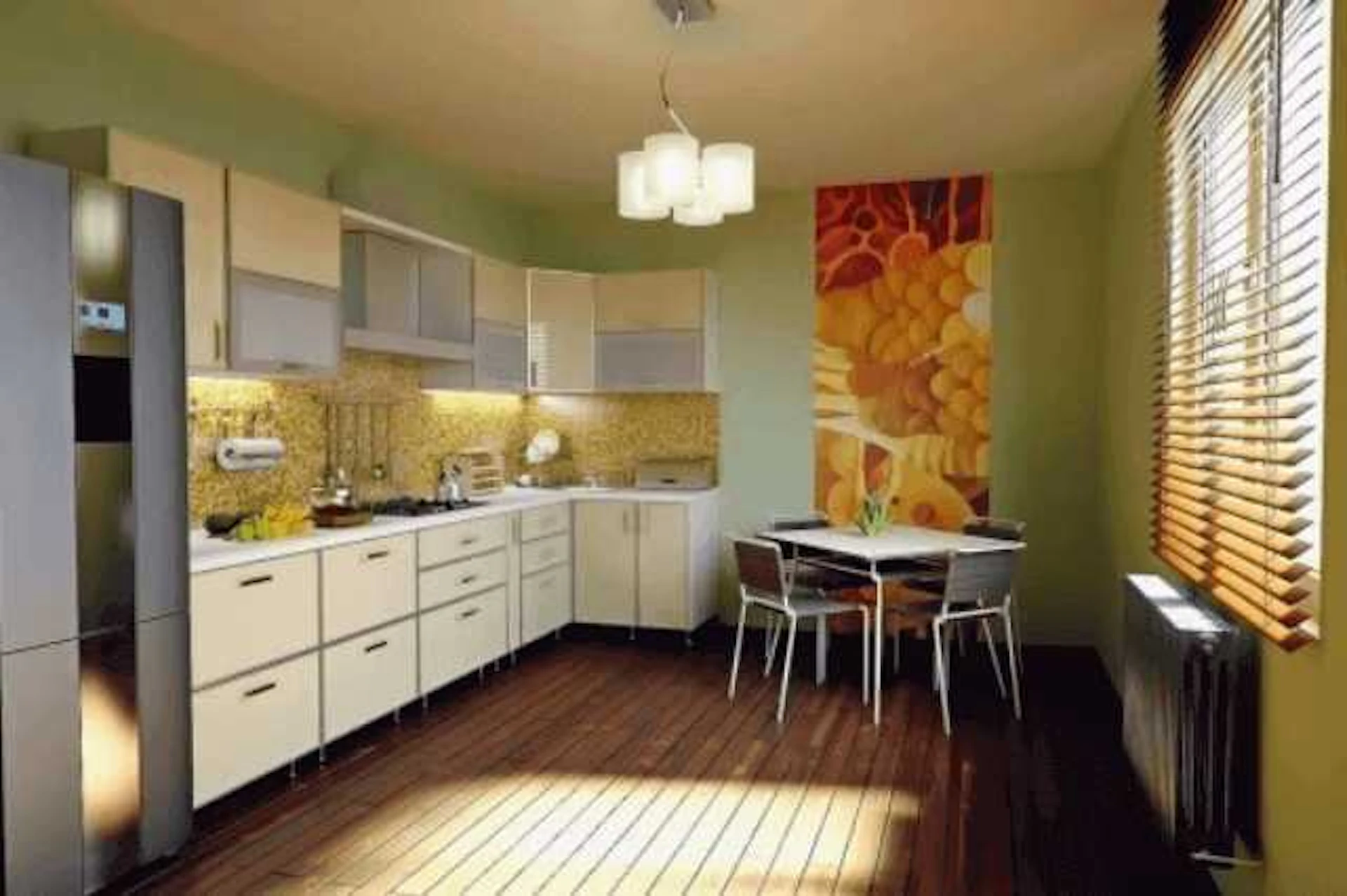 サムネイル:新スタイル・イートインキッチン♪海外のダイニングを参考にオシャレなレイアウト空間を実現!