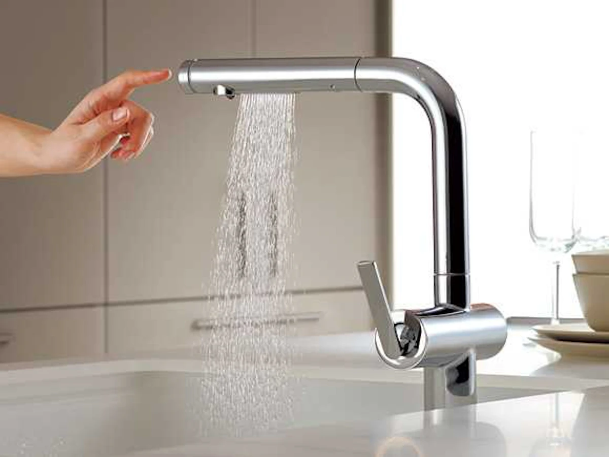 タッチスイッチ水ほうき水栓LF