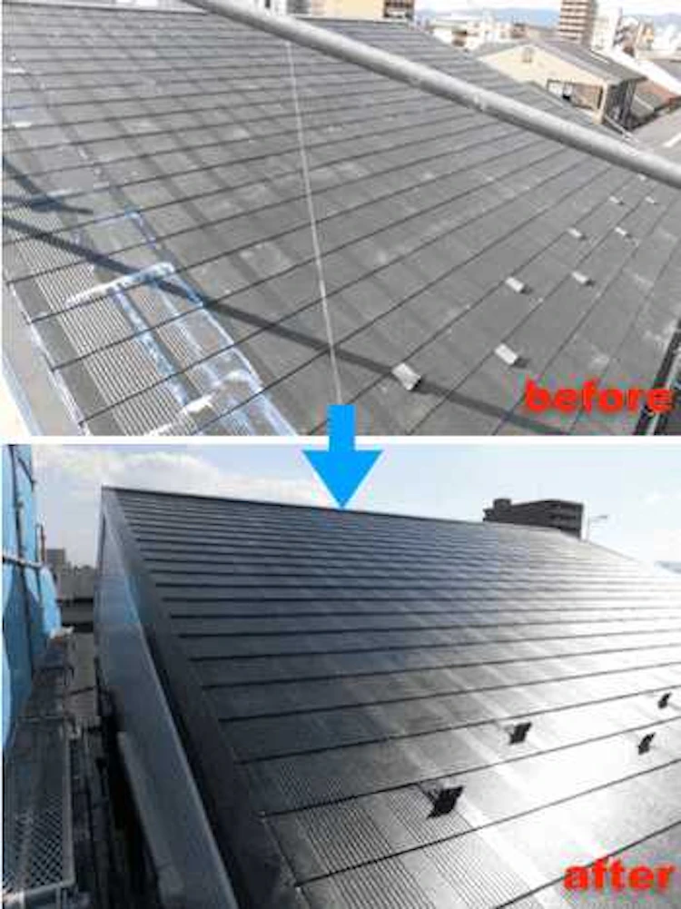 カラーベストを『ヤネフレッシュ』で塗装