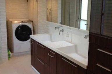 [115万円] 洗面台を2台並べて設置