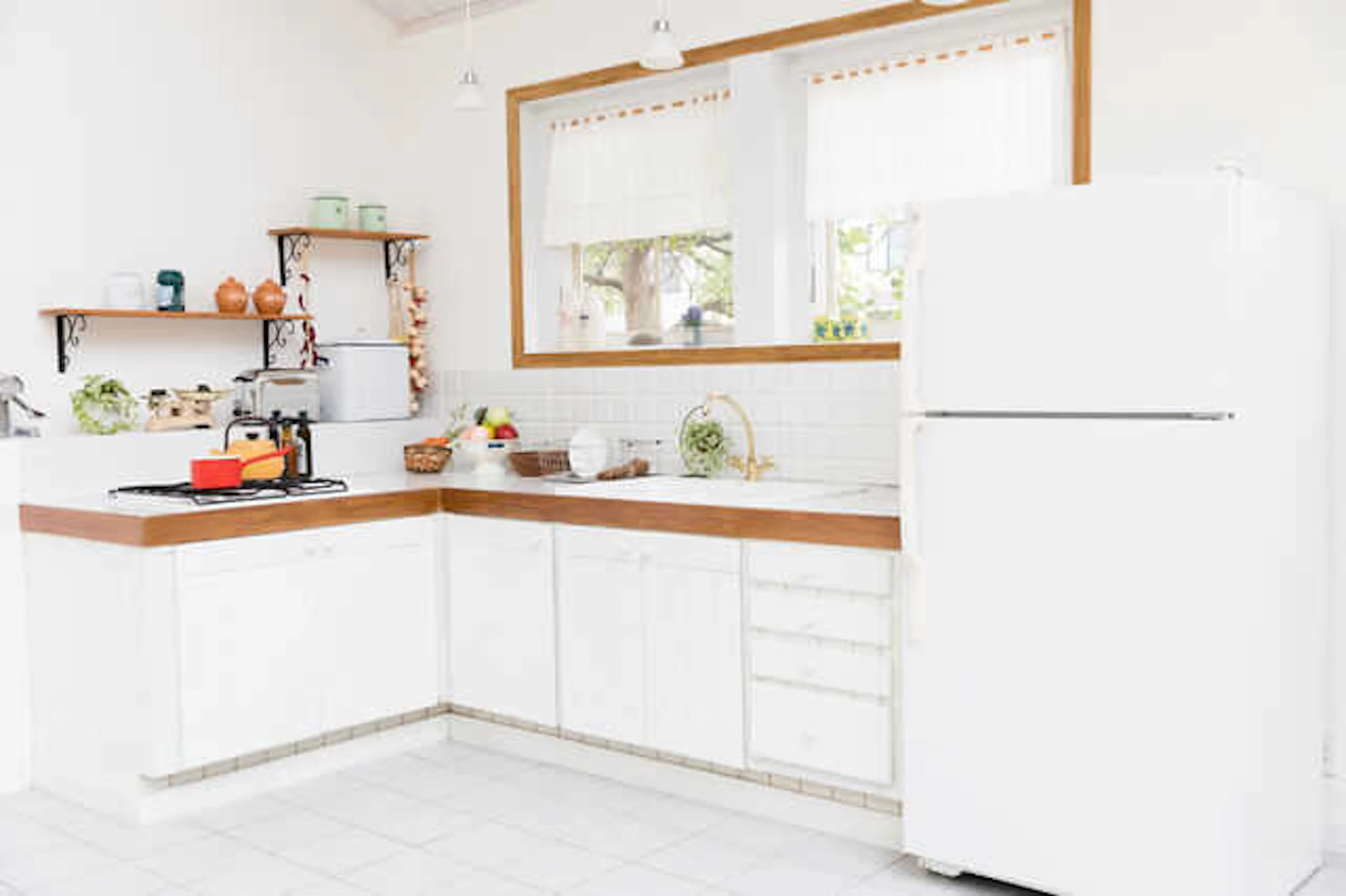 ウッド調のアクセント