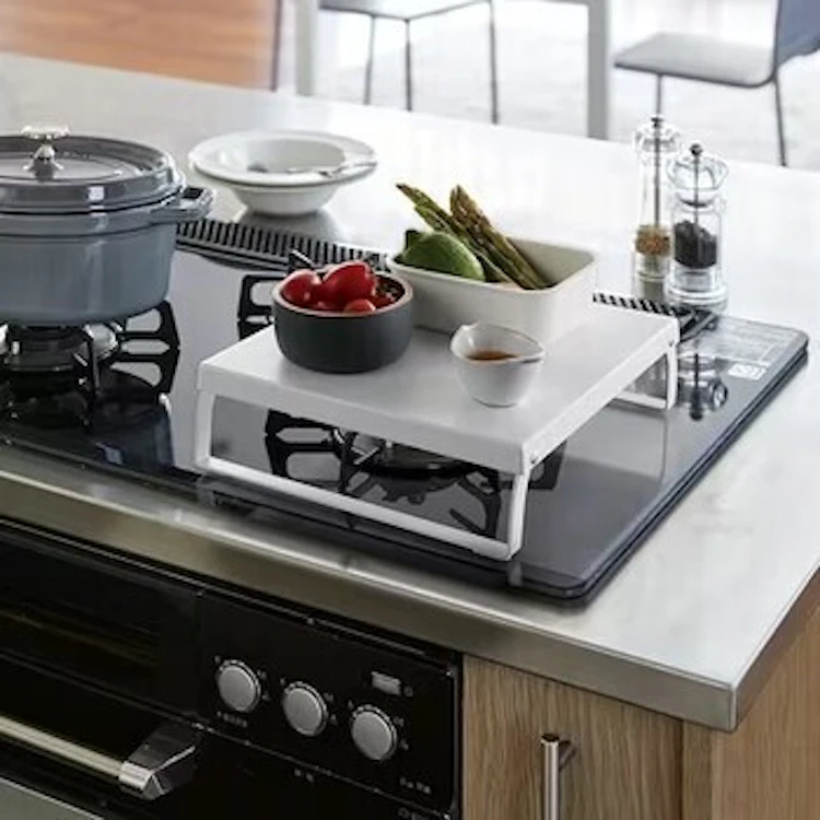 コンロカバーで作業台を作る