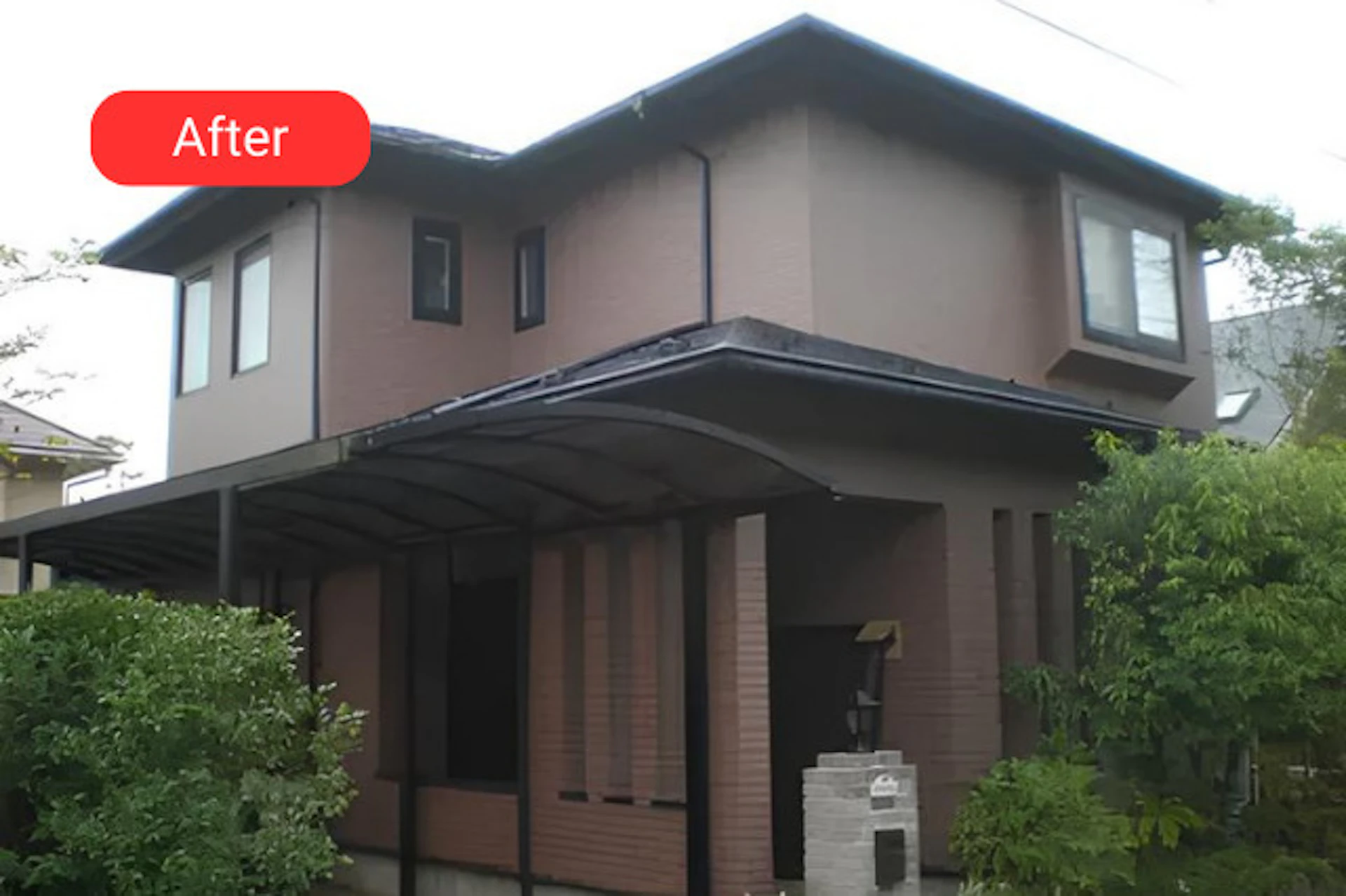 事例3 タイル張りの外壁で高級感ある住まいに