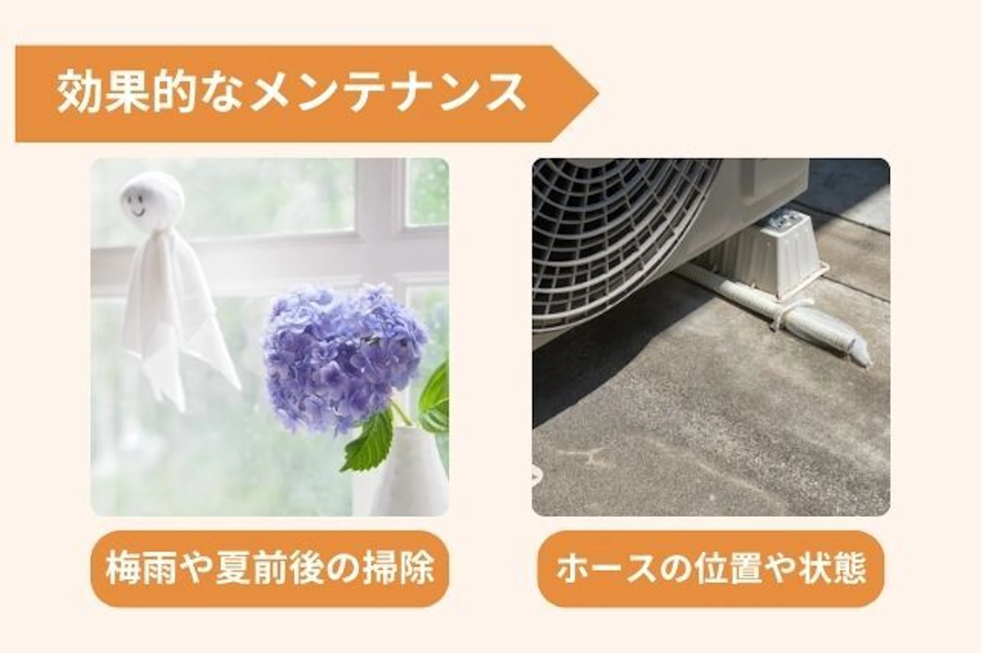 掃除や点検のポイント