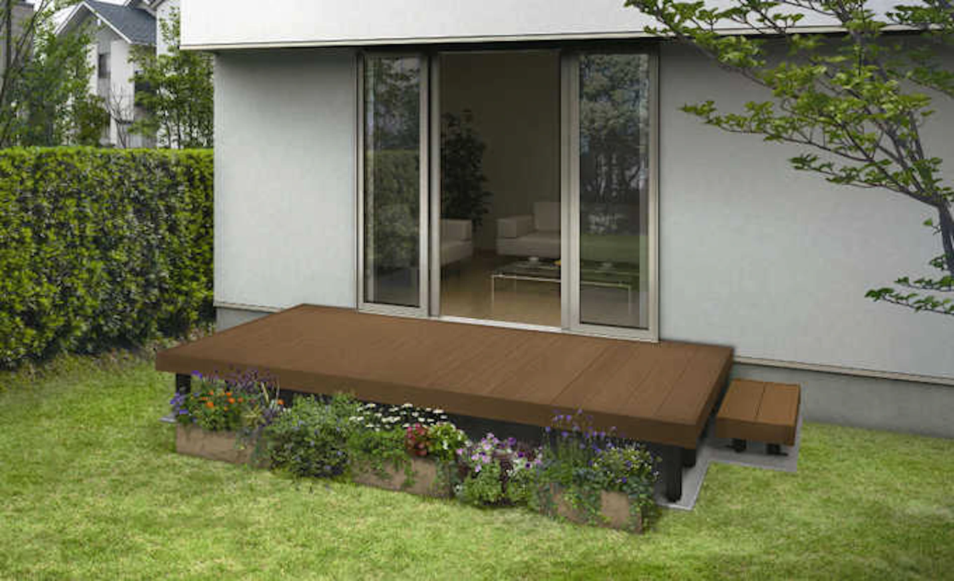 樹脂・人工木のウッドデッキの魅力って？天然木との違いを比較！