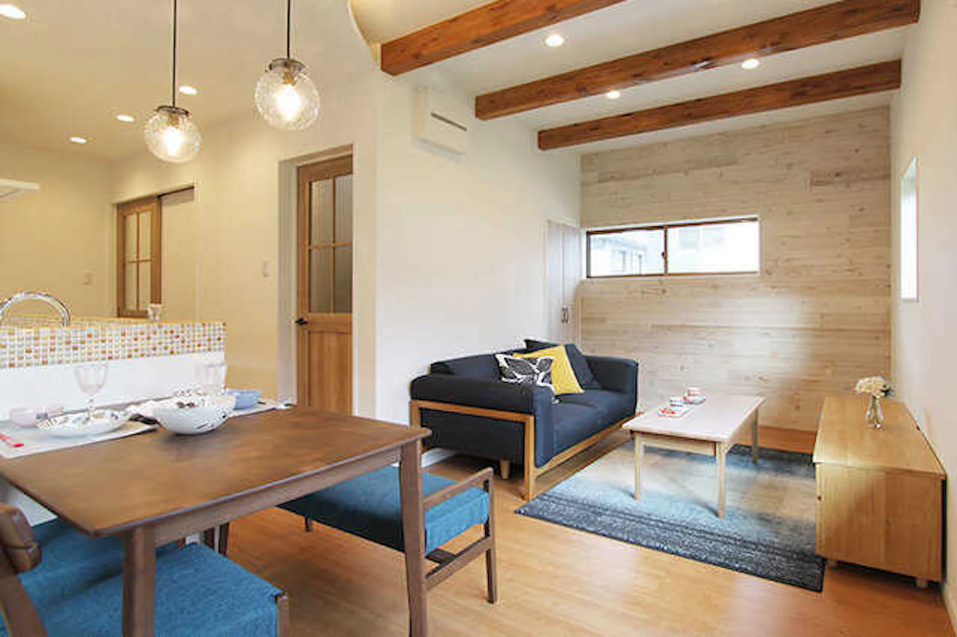 事例7 家事動線が改善された北欧風リビング