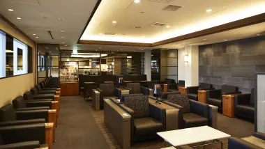 View of Lounge Rokko at Kansai International Airport