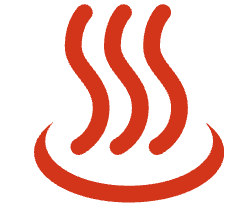Onsen logo (hot springs logo)