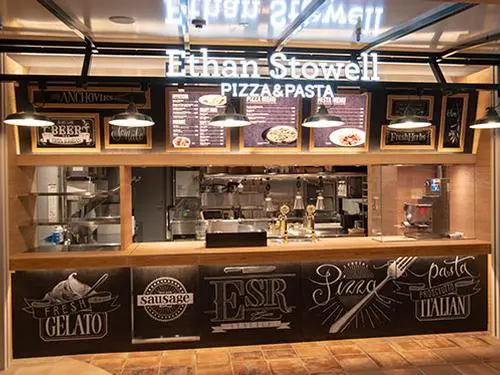 exterior of Centrair's "Ethan Stowell Pizza & Pasta"