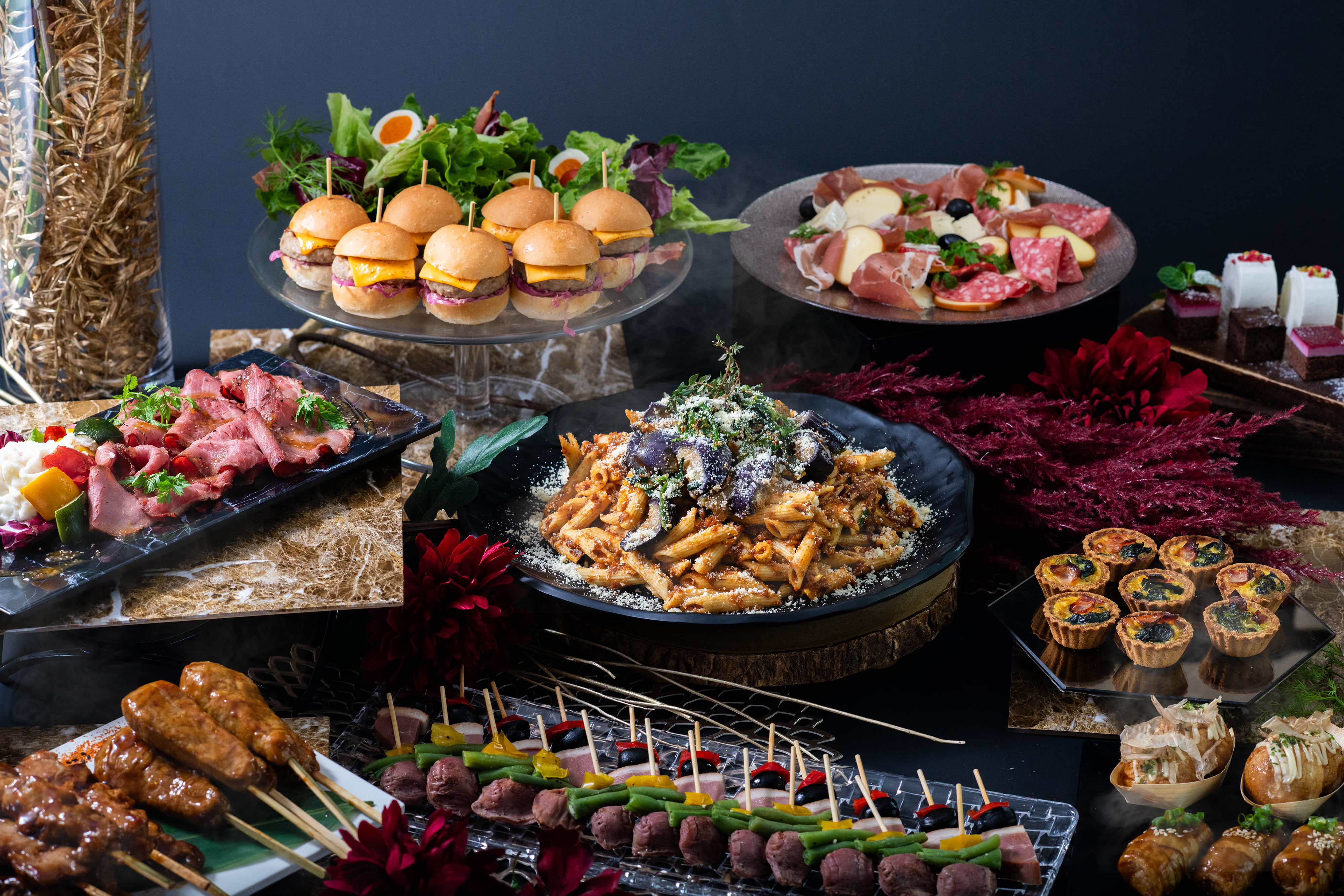 EAZY CATERINGの並べ方参考写真