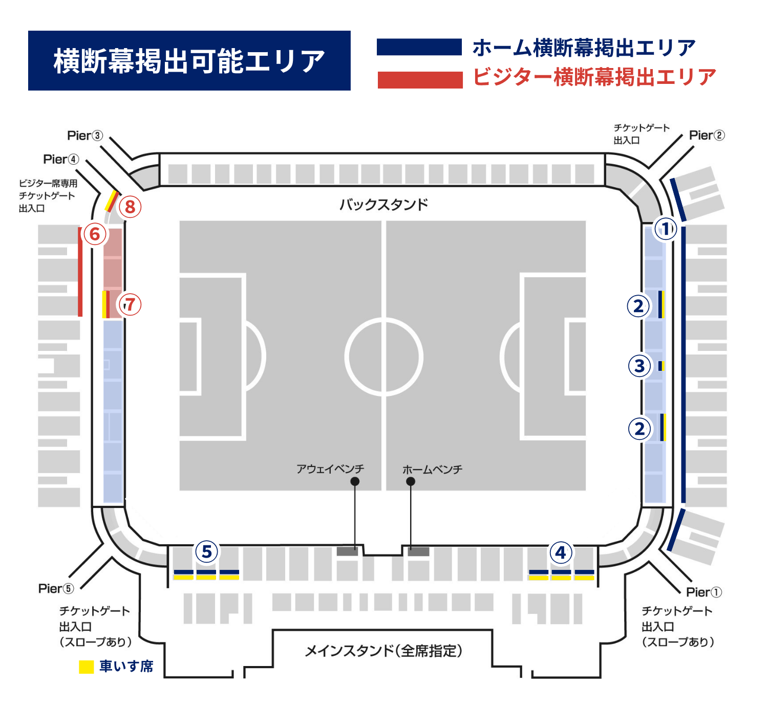 横断幕掲出可能エリア