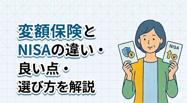 変額保険とNISAの違い・良い点・選び方を解説